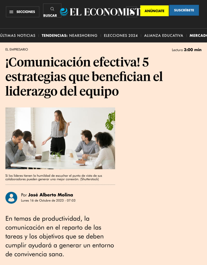 comunicacion efectiva el economista
