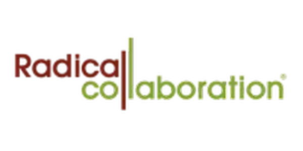 Logotipo de "Radical Collaboration", una certificación facilitada para un coach empresarial.